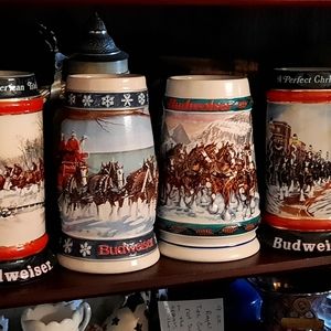 Budweiser beer mugs